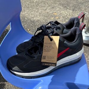 Black and Red Athletic Sneakers